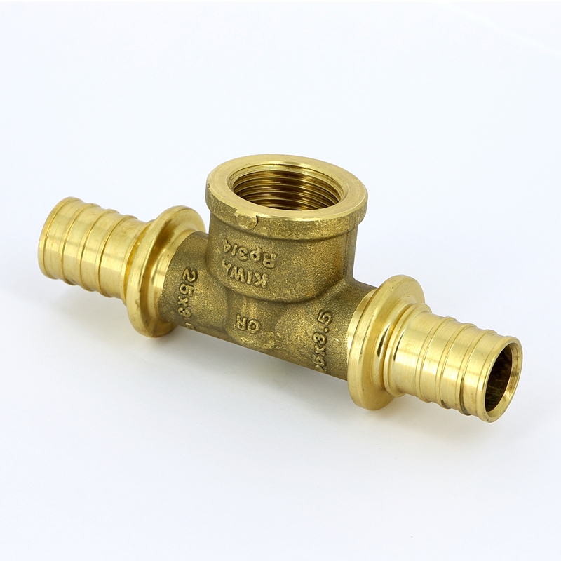 Тройник В надвижной латунный REHAU 25x3/4"x25 258206 - Вид №1