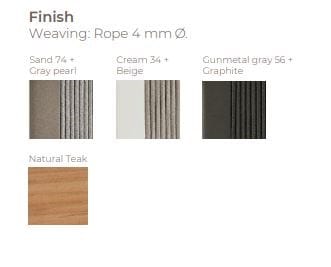 Тканевое садовое кресло с подлокотниками POINT город ARCH-00015423 - Вид №4