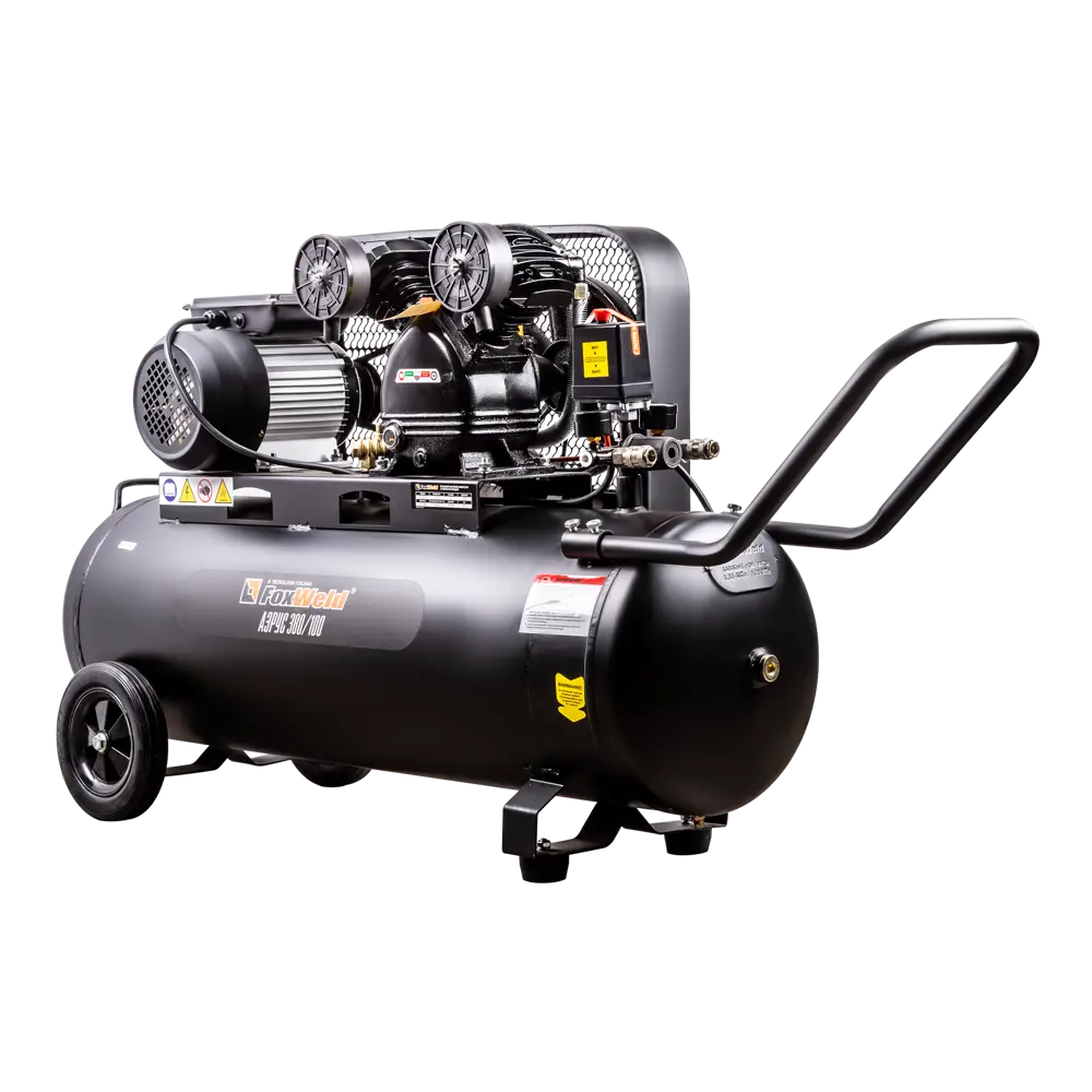 Компрессор масляный АЭРУС 2,2 кВт с ременным приводом 100 л 15308770 STLM-0005673 - Вид №5