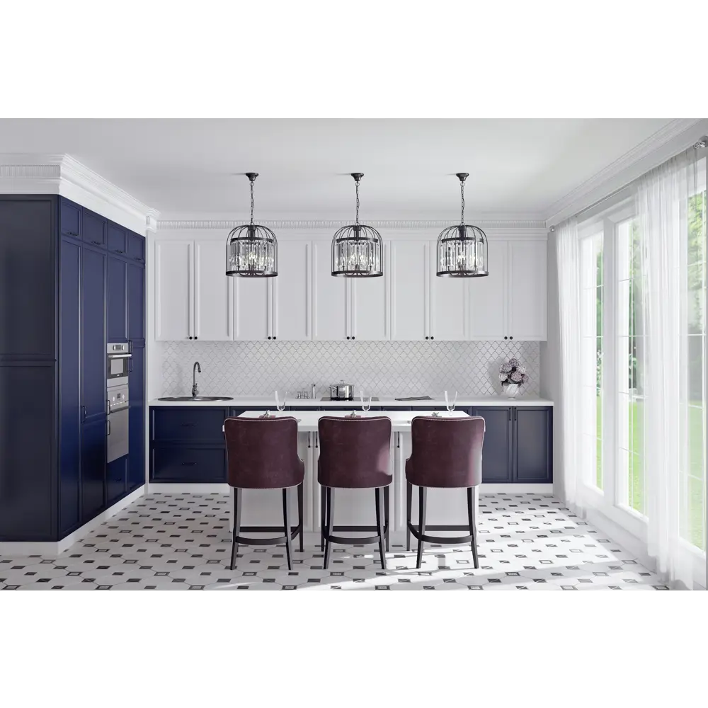 Фасад кухонный Delinia ID Решётка 14.7x102.1 см белый МДФ 82011428 STLM-0017534 - Вид №11