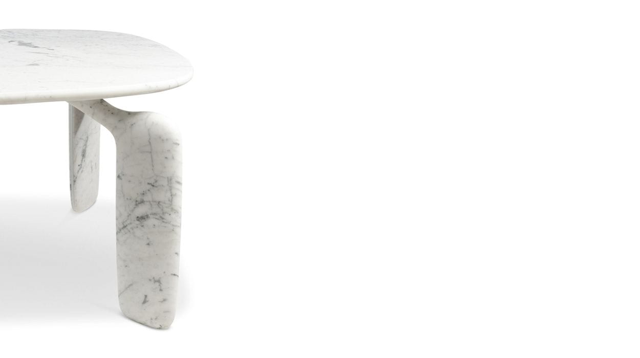 Стол из каррарского мрамора ROCHE BOBOIS Целлюлоза ARCH-00047149 - Вид №2