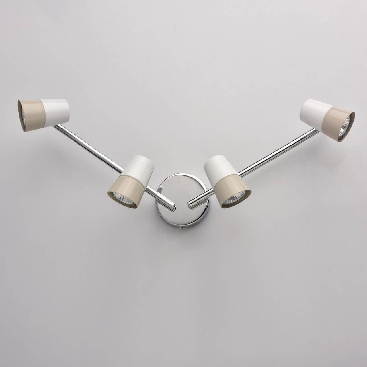 Спот настенный галогеновый на 4 лампы серый "Айс 2" 542020604 DE MARKT АЙС 2 00-3891268 Серый  - Вид №3