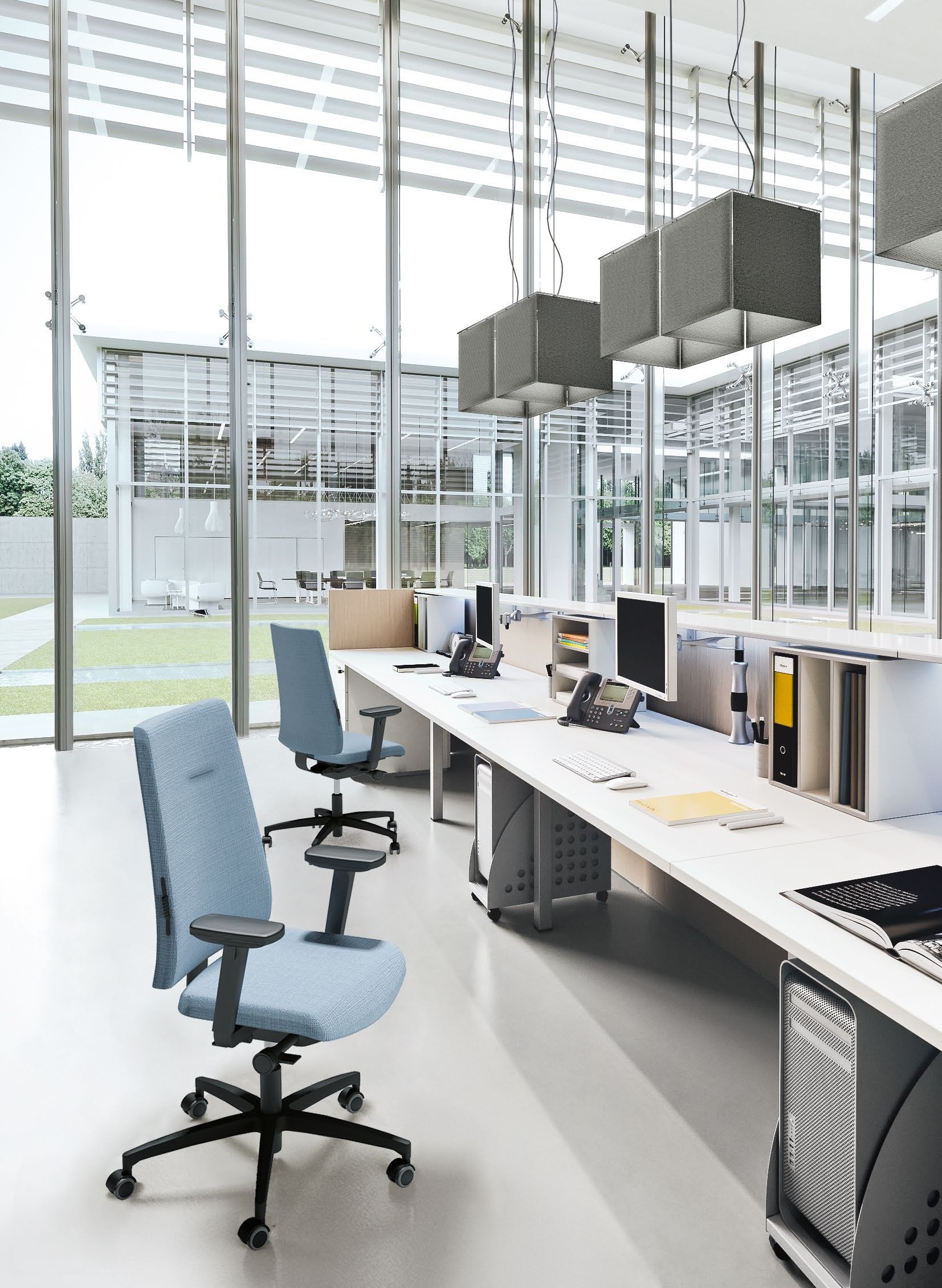 Поворотный операционный офисный стул с подлокотниками Ares Line Zero7 Elegant ARCH-00025517 - Вид №2