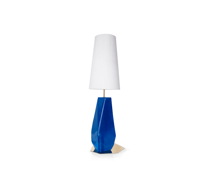 0-104 Почувствуй синюю настольную лампу Boca Do Lobo  - Вид №5