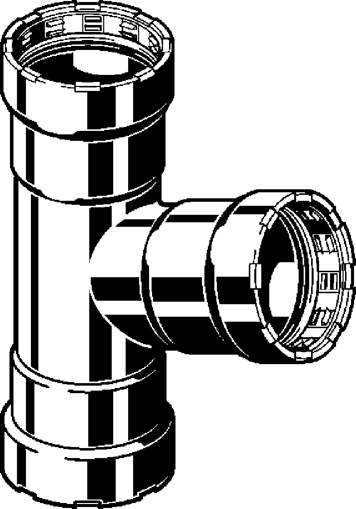 Viega Тройник Megapress S 4318 (770167) 770 167 - Вид №1