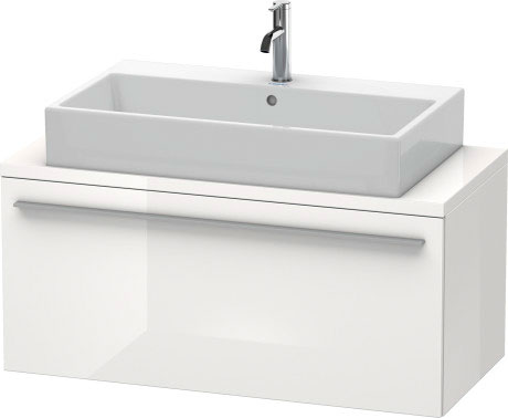 XL540406969 X-Large Тумбочка для компактной консоли Орех брашированный (натуральный шпон) Duravit - Вид №2
