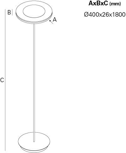 INDELAGUE | ROXO Lighting Регулируемый светодиодный торшер Noah sun-id-1483570 - Вид №7
