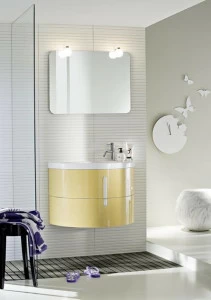 Ideagroup Тумба под умывальник, лакированная одинарная Moon