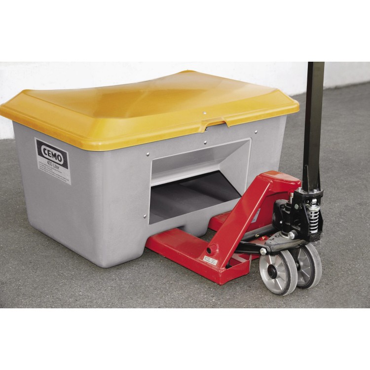 10568 СЕМО Ящик-контейнер CEMO для песка, соли и реагентов 200 л.
Вес 8,5 кг  - Вид №1