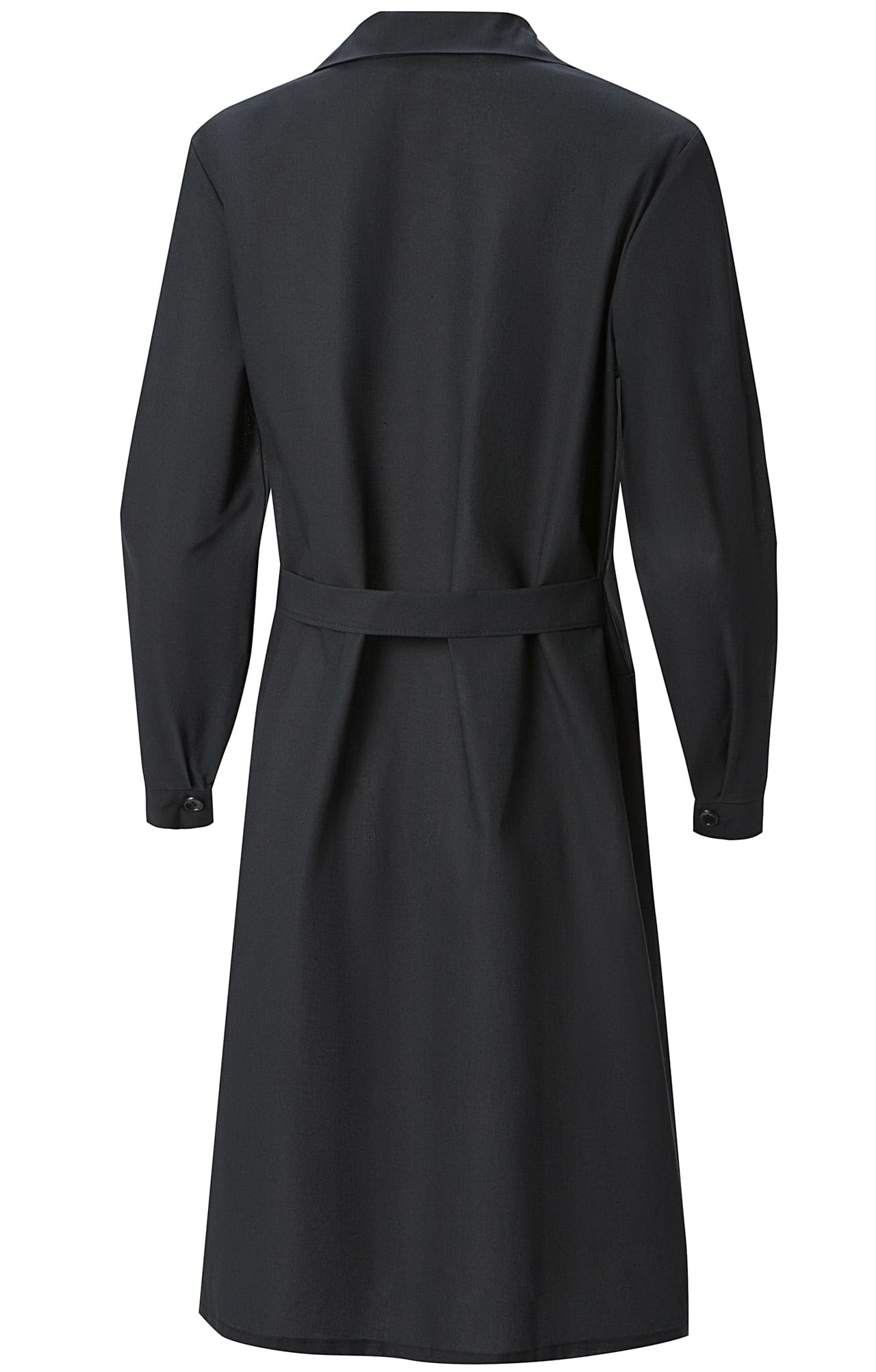 61673 Халат женский темный  Одежда для обслуживающего персонала  размер 44-46/158-164 Спецодежда  - Вид №1