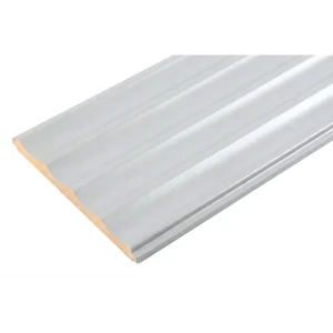 Реечная панель Волна прямоугольник МДФ цвет серый 2700x122x12 мм 4 шт