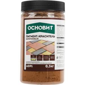 85066607 Краситель для бетона и смесей Колорскрин 0.3 кг коричневый STLM-0058184 ОСНОВИТ