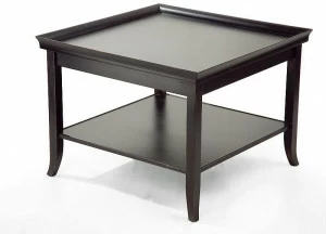 MARIONI Деревянный журнальный столик с журнальной полкой для гостиной Zen 02057