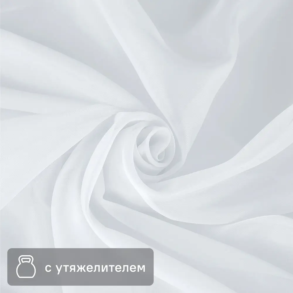 Тюль вуаль Santreyd белый 295 см - воздушная легкость для окон 88956892 STLM-1051819