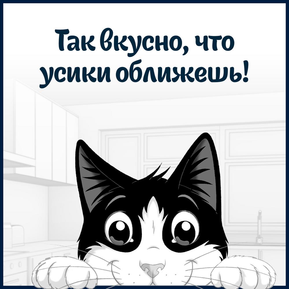 ПР0016273 Корм для кошек Аппетитные кусочки с говядиной в желе, пауч 85 г FELIX  - Вид №8
