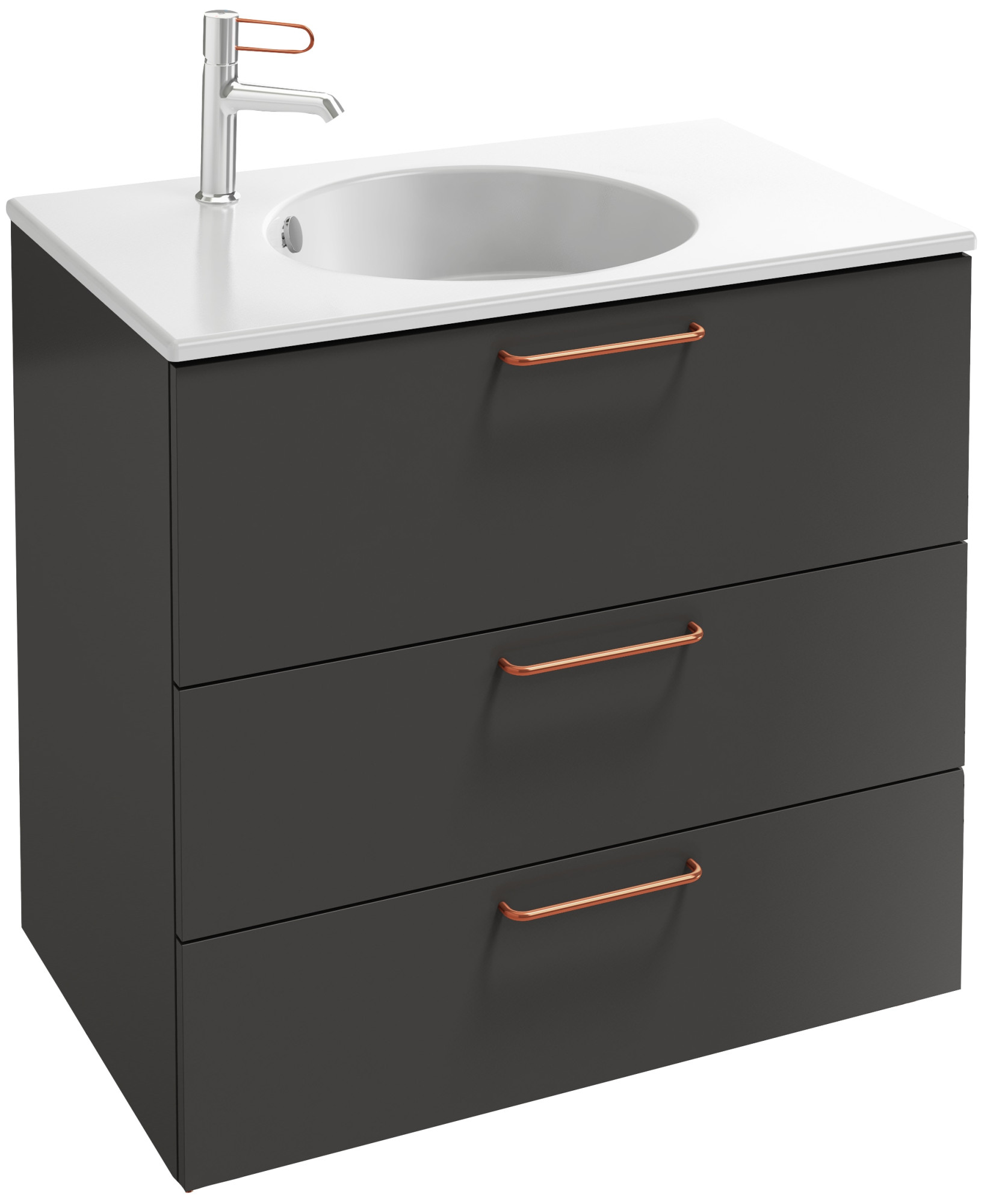 EB2532-R7-E10 Тумба под столешницу 80 см, 3 ящика, бронзовая ручка JACOB DELAFON ODÉON RIVE GAUCHE ODEON RIVE GAUCHE