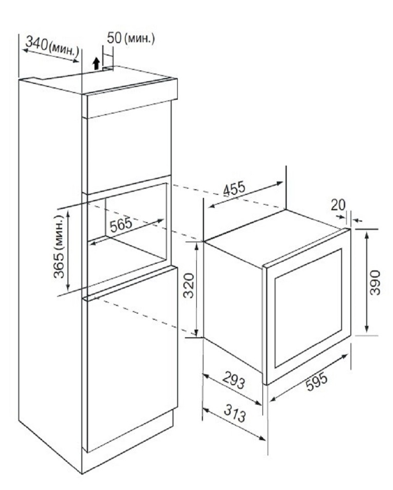 5370051 Встраиваемая микроволновая печь ZUGEL ZMO201W белый STDN-0029634 - Вид №31