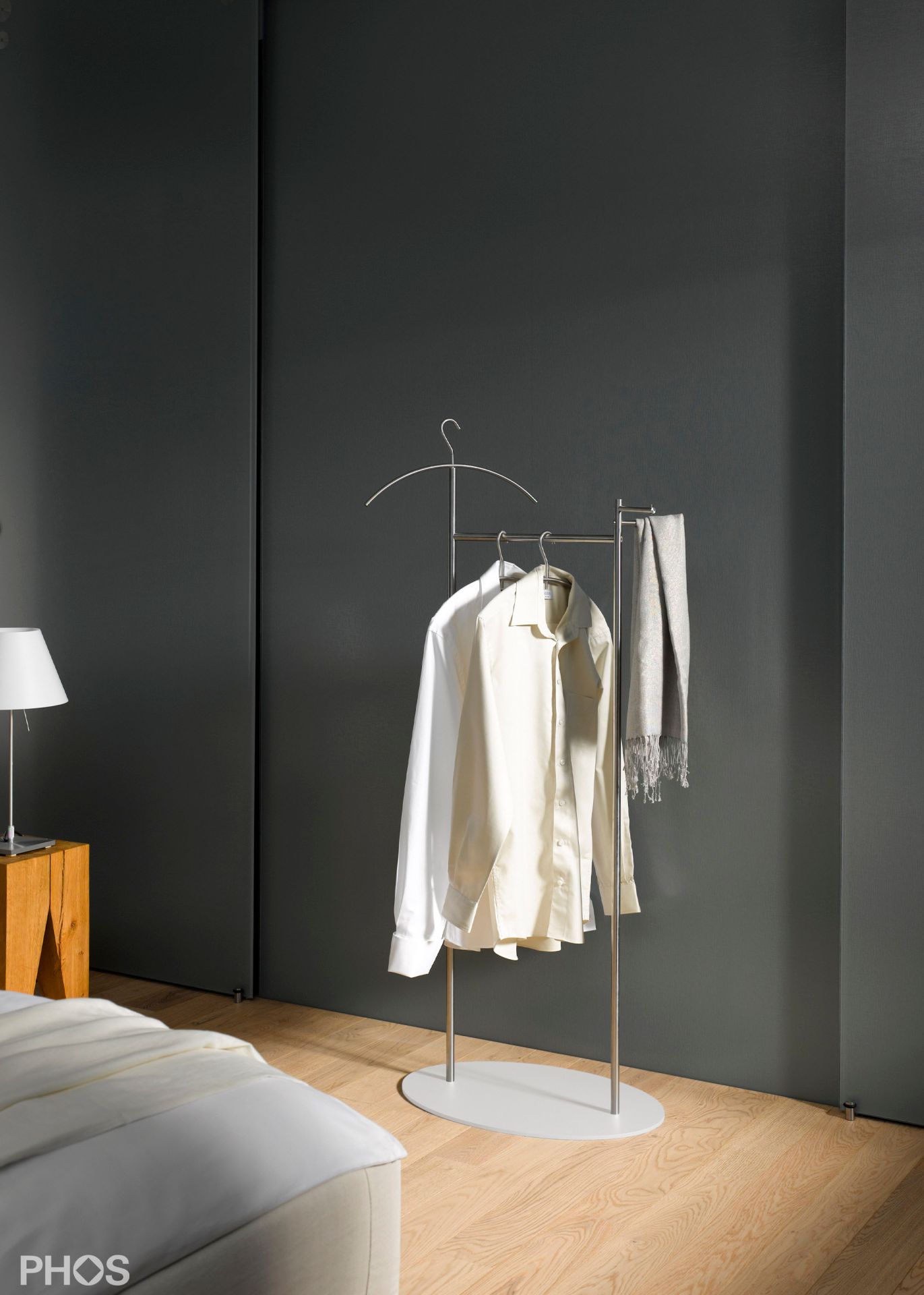 GSD-BPW Стойка Valet с овальной опорной плитой. цвет нижней пластины: белый PHOS  - Вид №1