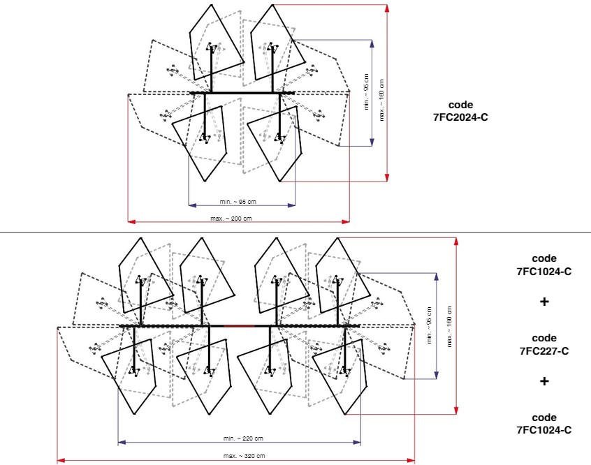 Caimi Brevetti Подвесная акустическая панель из trevira® cs Snowsound technology sun-id-1417984 - Вид №8