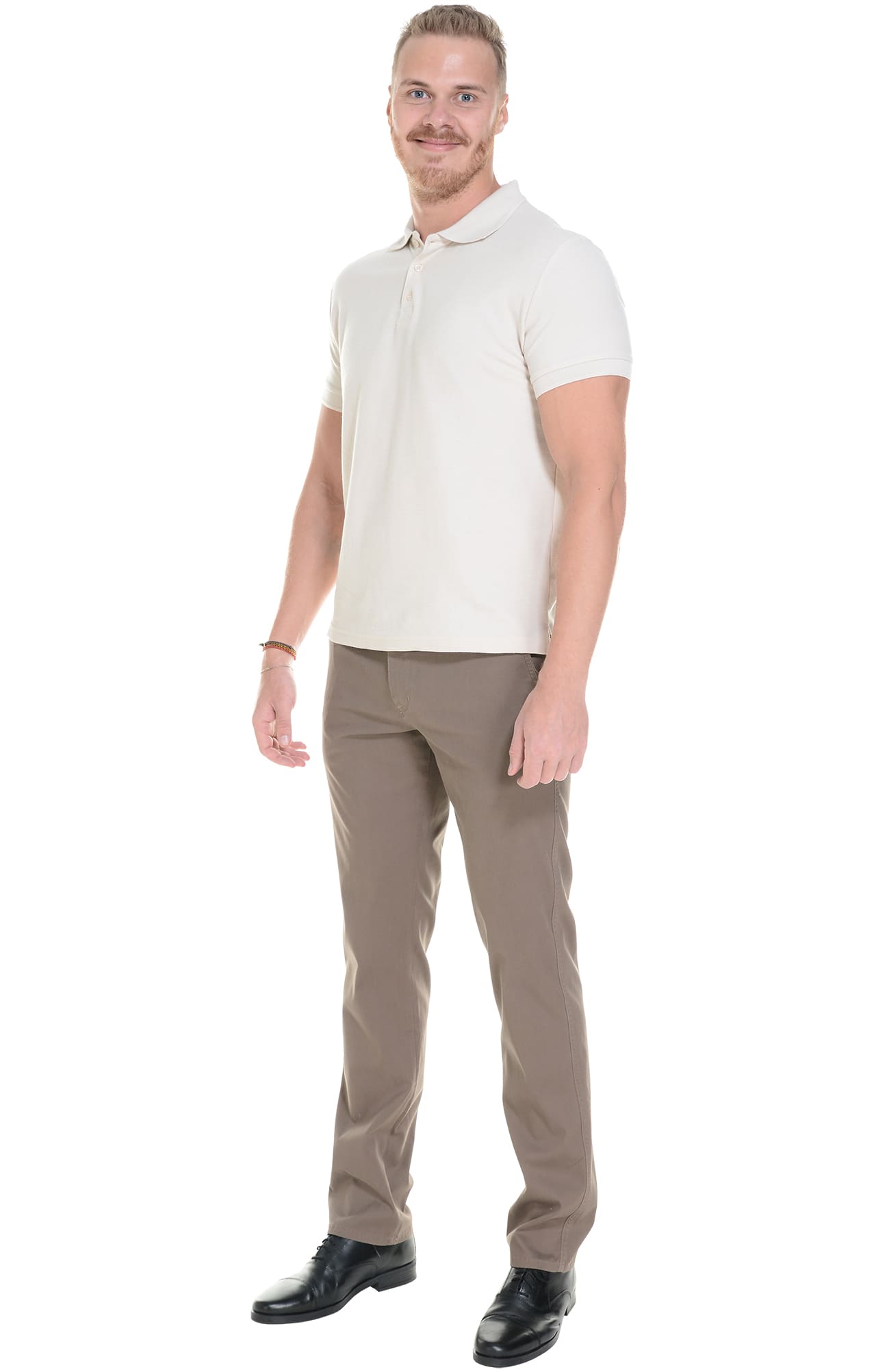 68241 Брюки  мужские chocolate (коричневые) El-Risto  Одежда для официантов  размер 44/170-176  - Вид №4