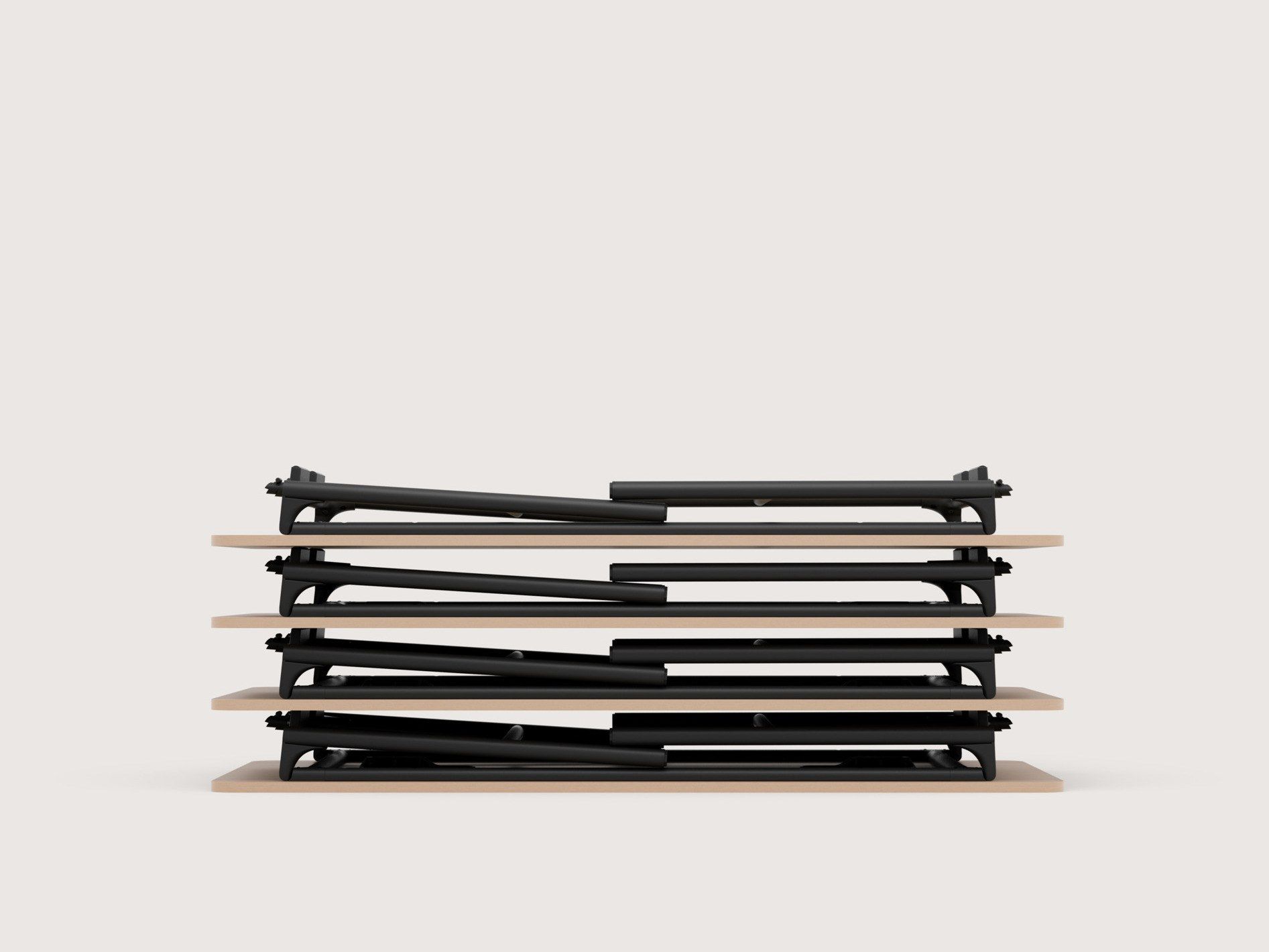 Прямоугольный складной стол HPL Brunner nate s ARCH-00145521 - Вид №1