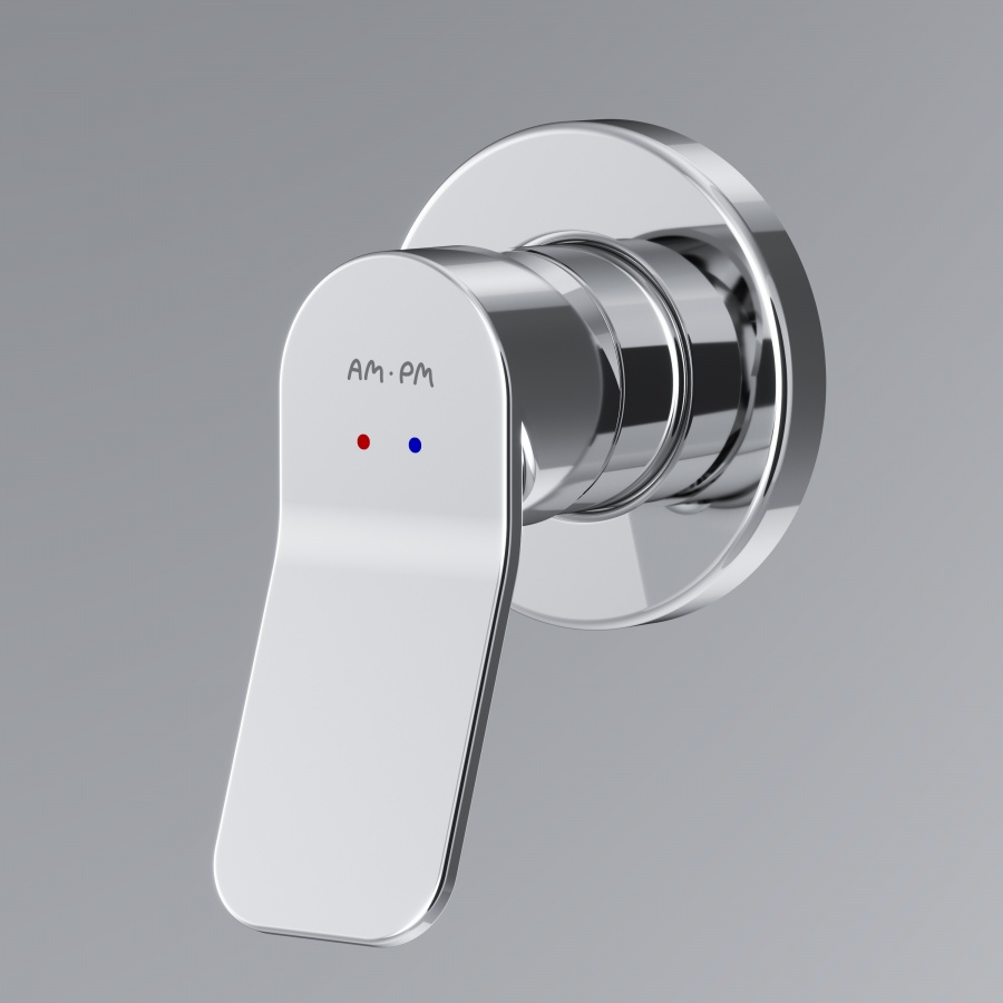 F85A65000 cмеситель д/душа монтируемый в стену хром шт. AM.PM X-Joy  - Вид №1