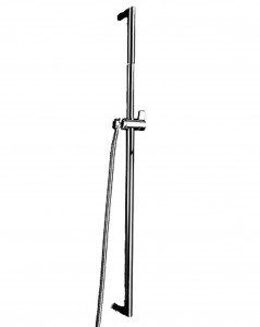 9247  Душевая штангабез шлангового подсоединения без ручной лейки гибкий шланг 150 см ПВХ регулируемое крепление Fantini Rubinetti ДУШЕВЫЕ СТОЙКИ