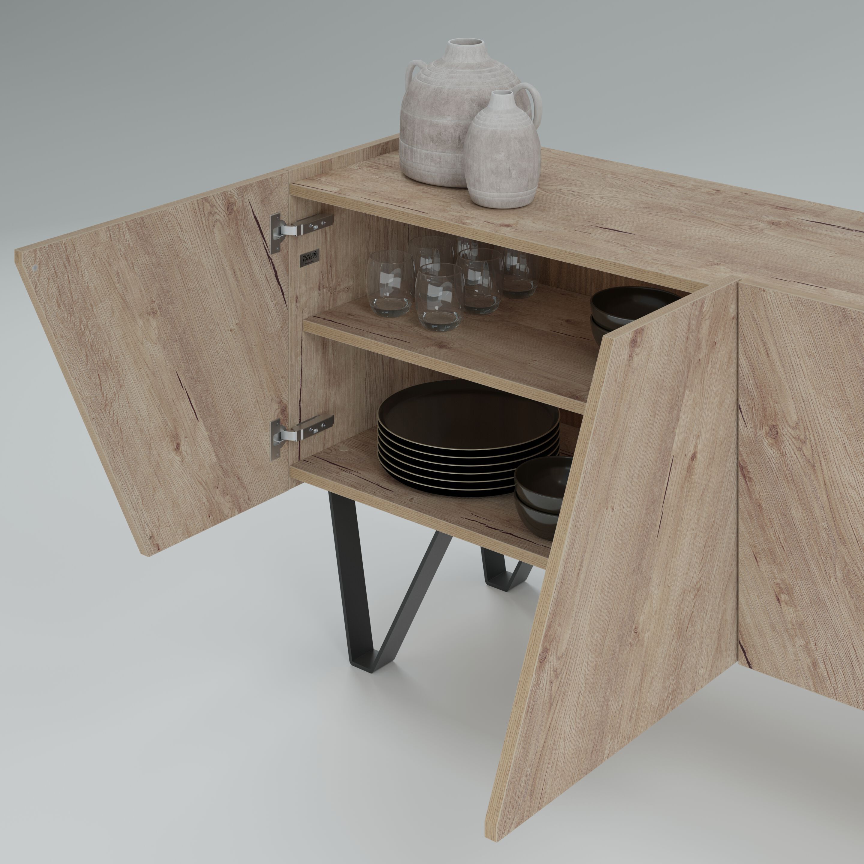 Мадия в облагороженном с распашными дверями Mobili Fiver EMMA ARCH-00126209 - Вид №11