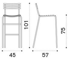 Ethimo Штабелируемый металлический садовый стул Flower sun-id-1396743 - Вид №6