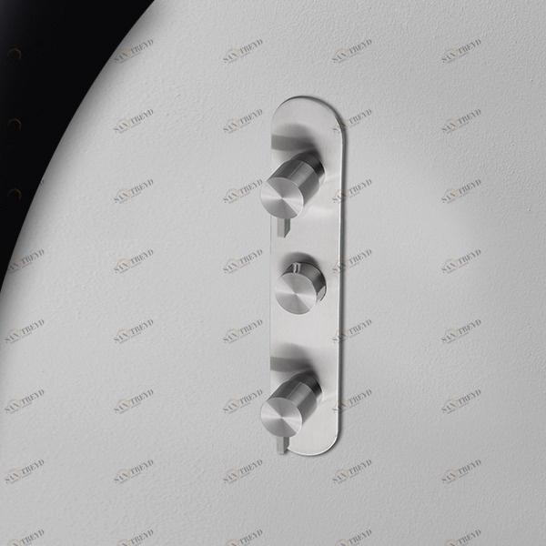 Термостат для душа сталь матовая TOOX Radomonte TXQ54S