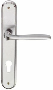 Pasini Ручка из латуни на пластине с накладкой Medan 2840