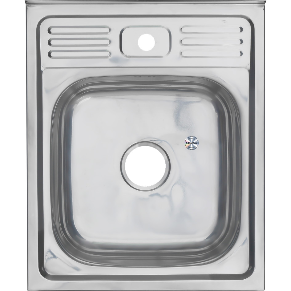 Мойка 5060 MELANA 0,4/160 накладная прямоугольная (075 t *20) 075 t (*20)