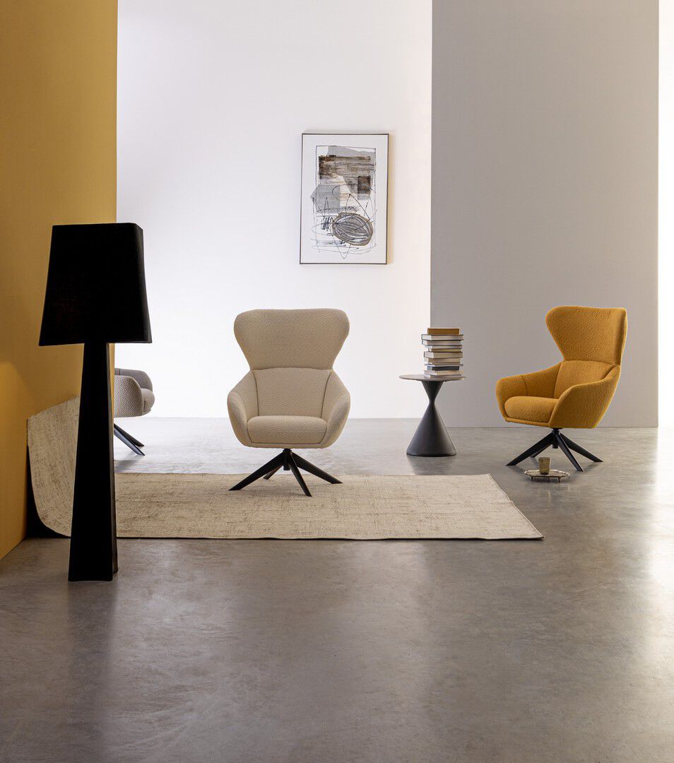 Тканевое кресло с подлокотниками BIZZOTTO HAILEY ARCH-00129869 - Вид №2