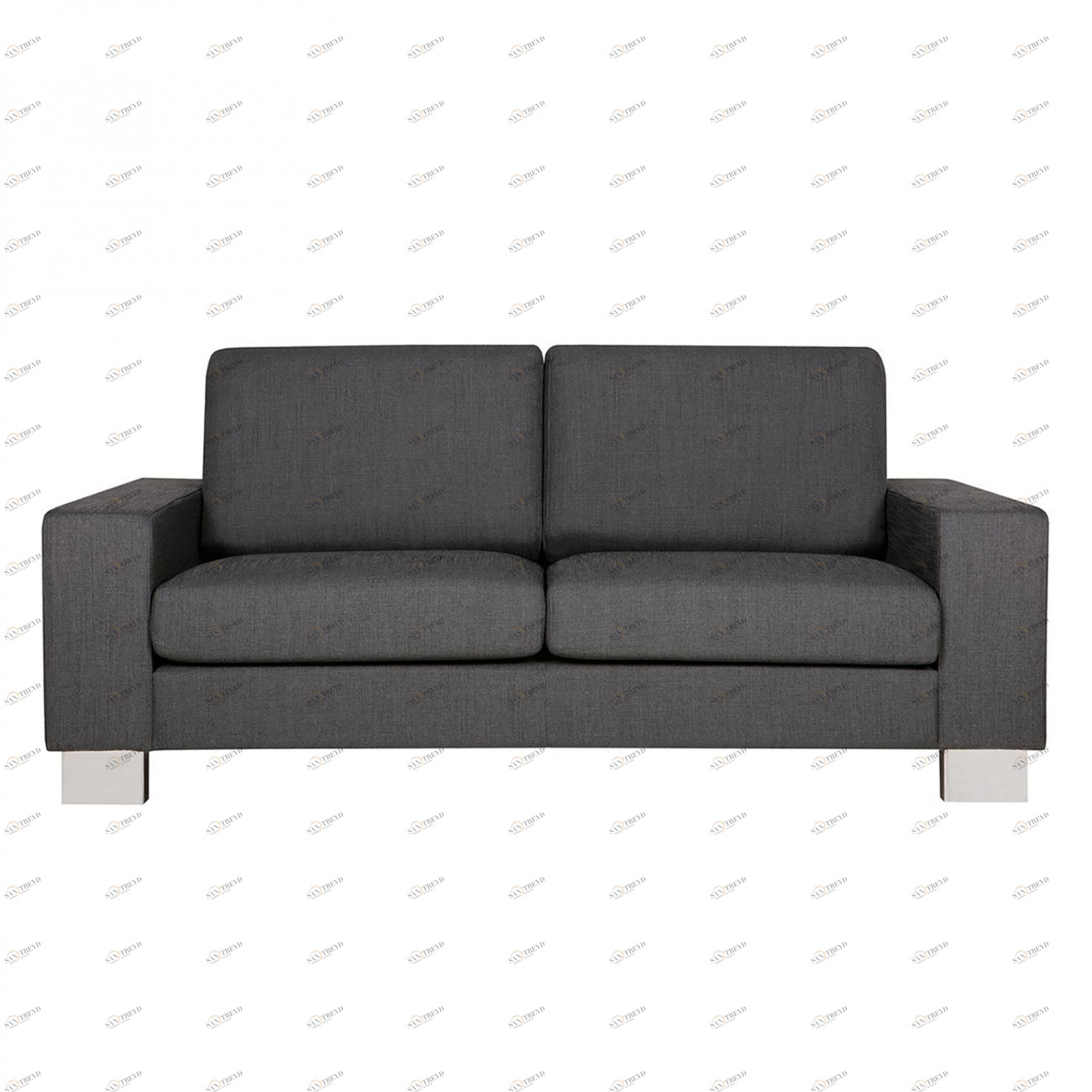 Диван Quattro двухместный прямой темно-серый SITS QUATTRO 192293 Серый