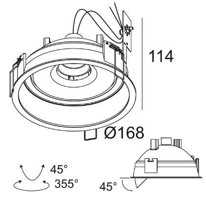 Светодиодный потолочный светильник Deltalight Твитер ARCH-00123864 - Вид №10