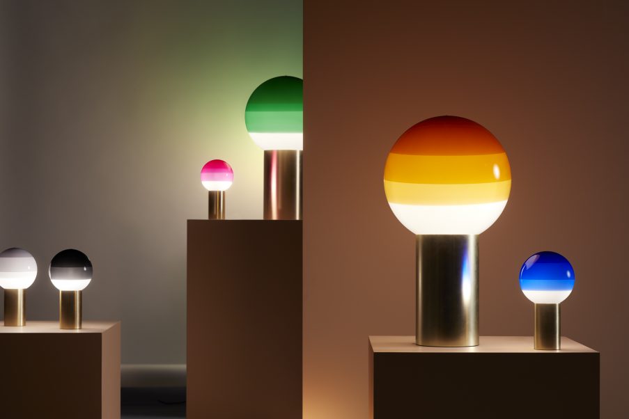 085719 Настольный светильник M розово-графитовый Marset Dipping Light  - Вид №2