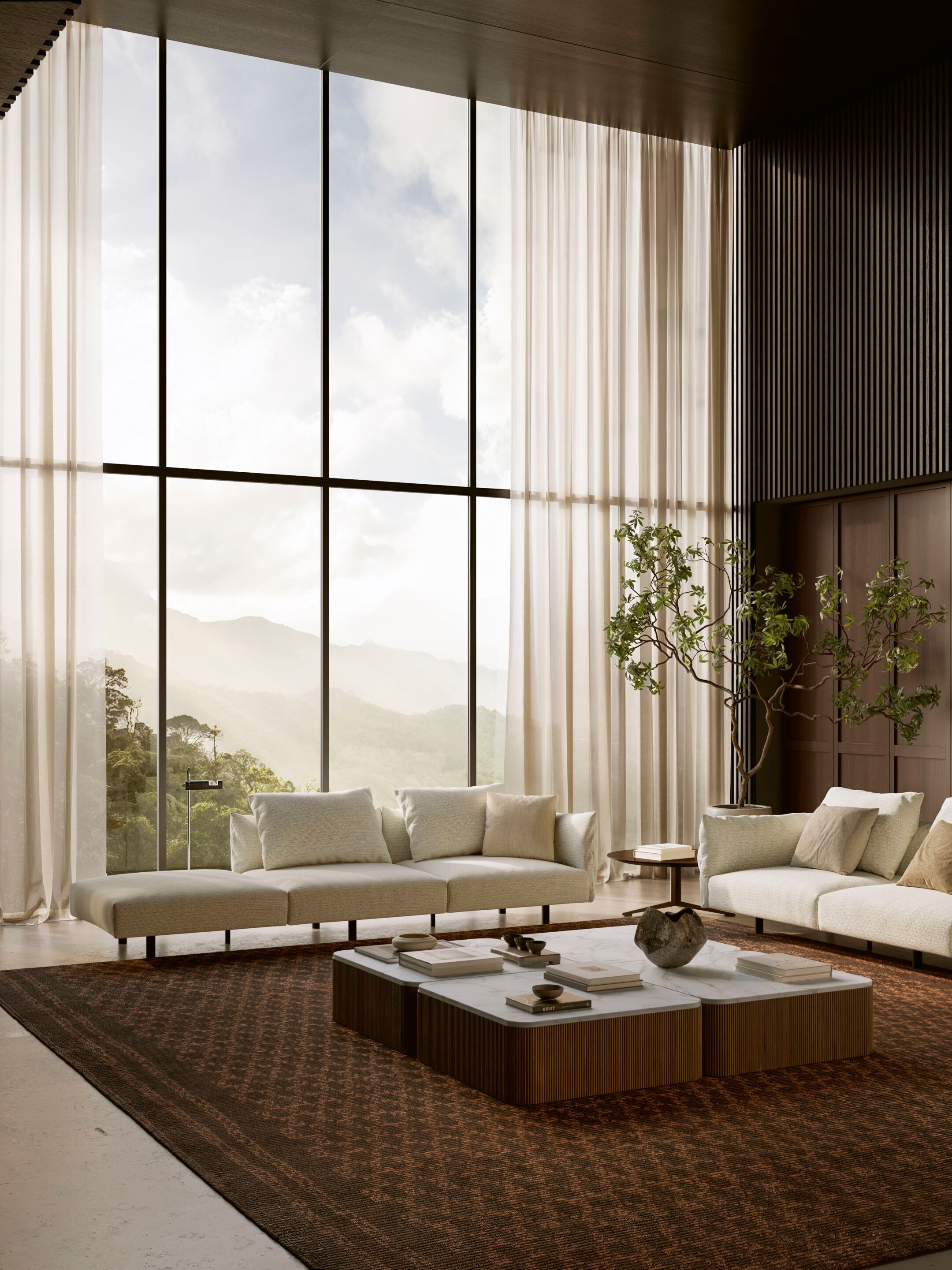 Диван из переработанной ткани Lema слоеный ARCH-00097187 - Вид №11