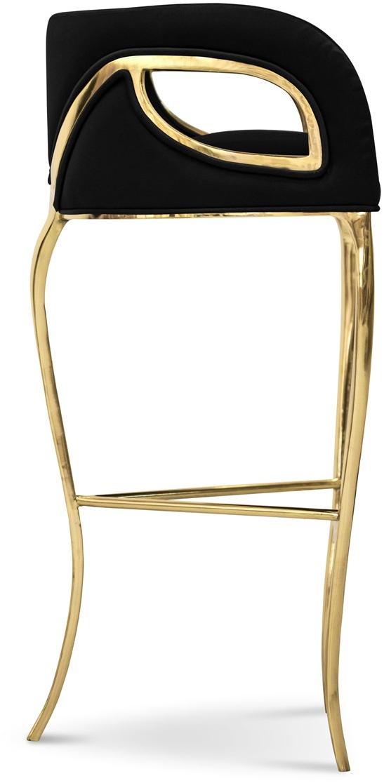 KOKET Табурет из ткани со спинкой Chandra sun-id-1361279 - Вид №2