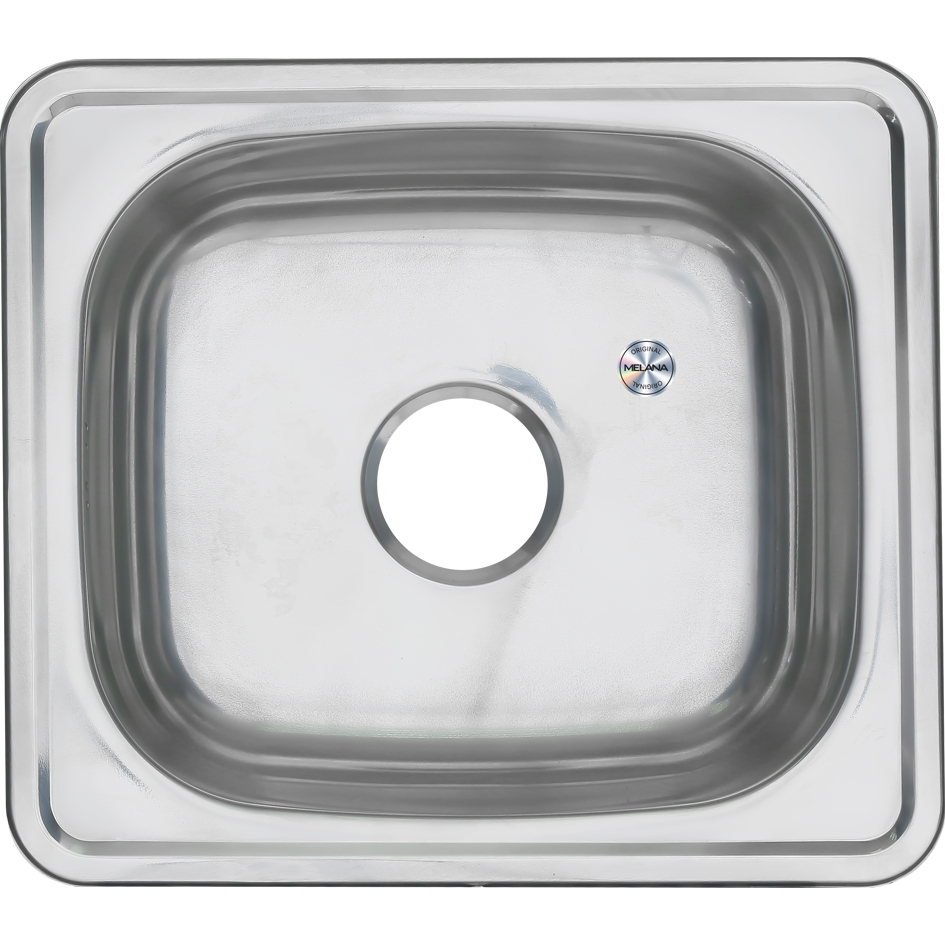 Мойка 4842 MELANA 0,8/180 врезная прямоугольная с сифоном (237 t *10) 237 t (*10) - Вид №1