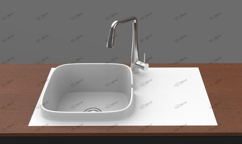 Мойка кухонная овальная Scarabeo Ceramiche Up sun-id-1400307