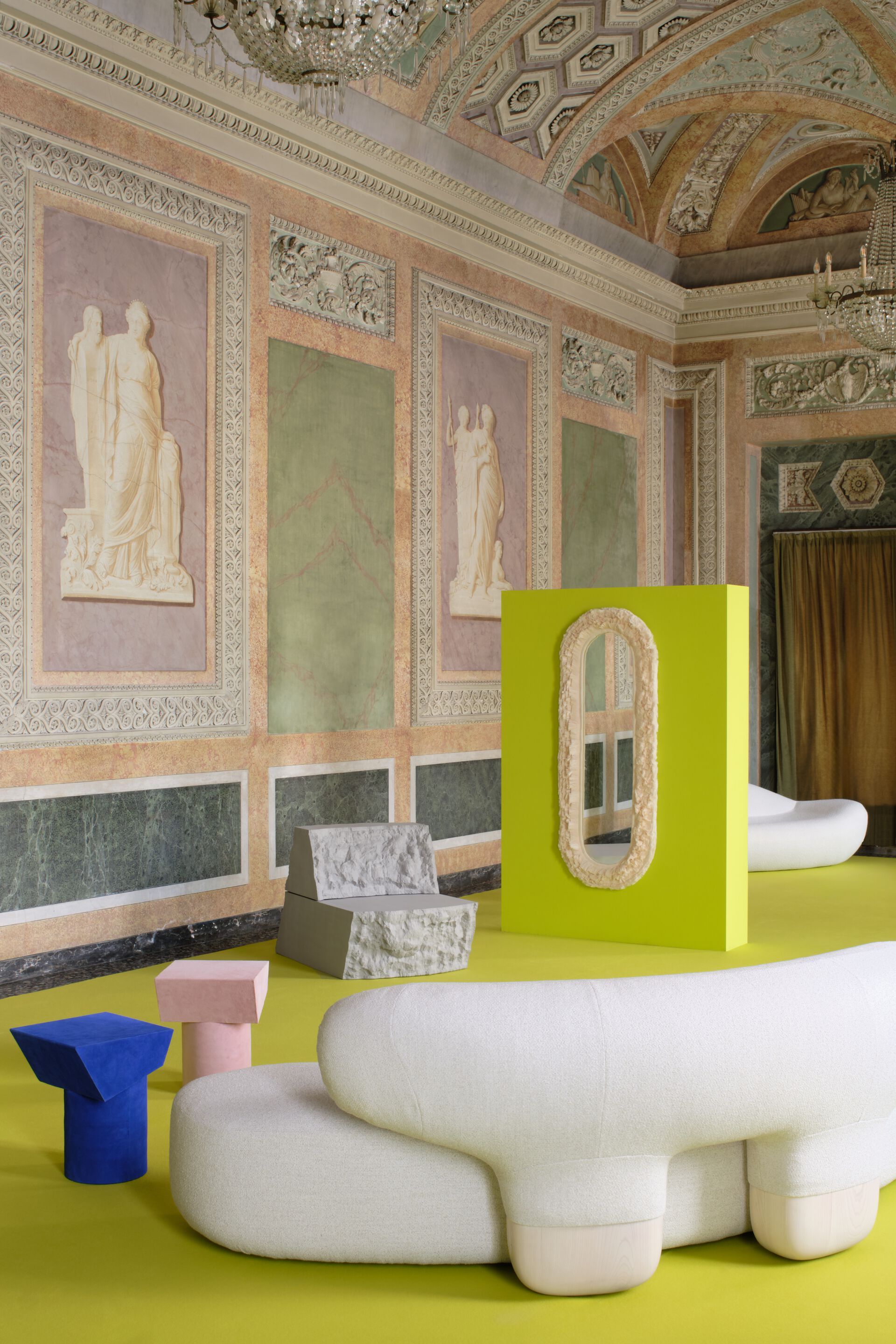 Изогнутый диван из ткани Secolo Asawa ARCH-00089267 - Вид №3