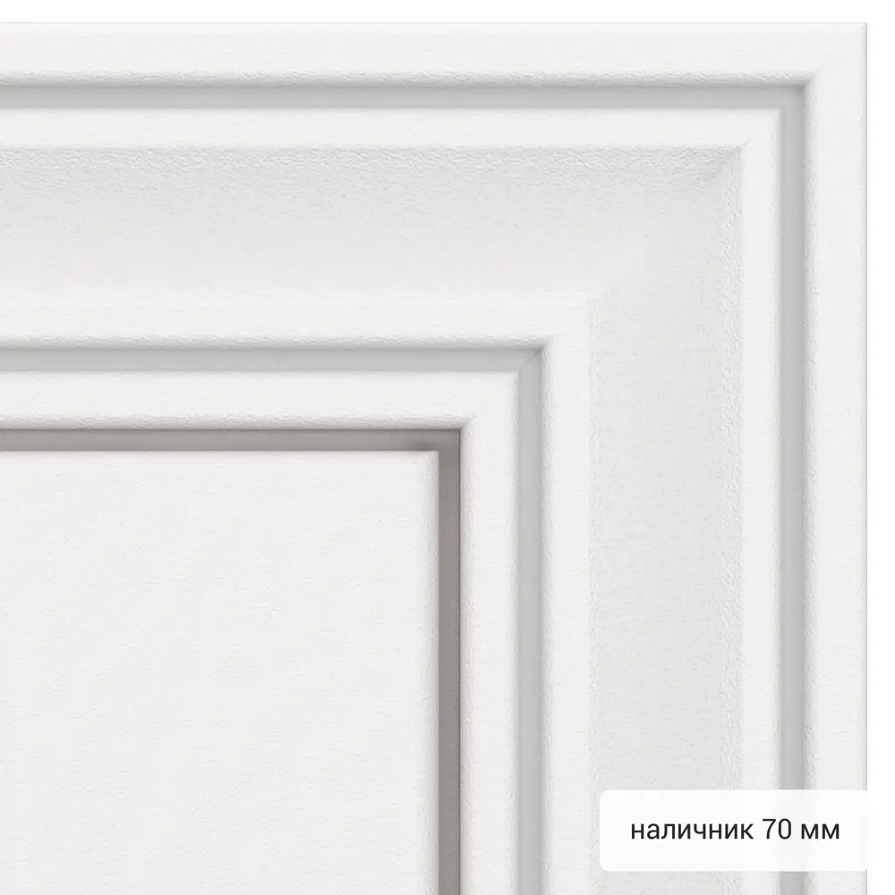 Дверь входная металлическая Белла 860 мм левая цвет беленый дуб TOREX STLM-2099579 - Вид №3