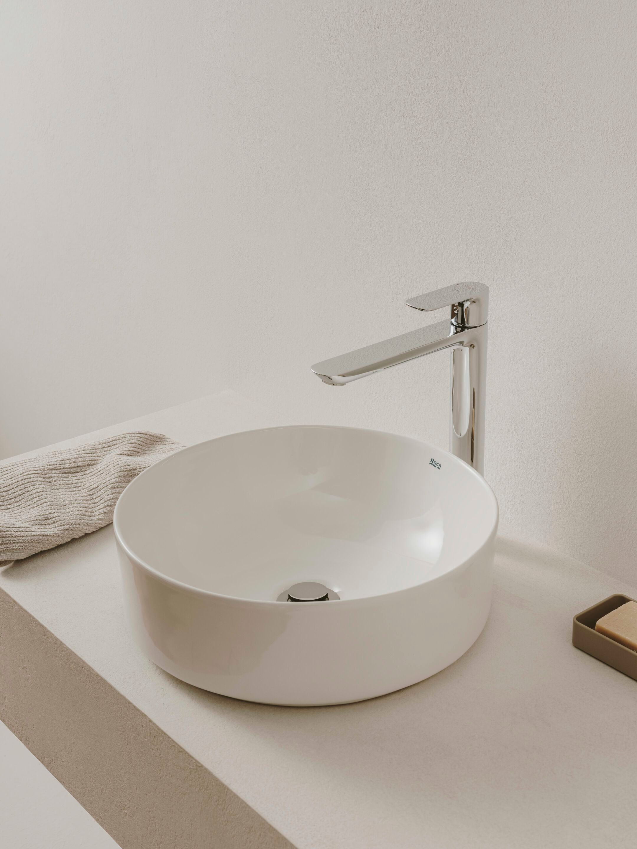 Керамическая столешница с одной круглой раковиной Roca Ona ARCH-00087733 - Вид №13