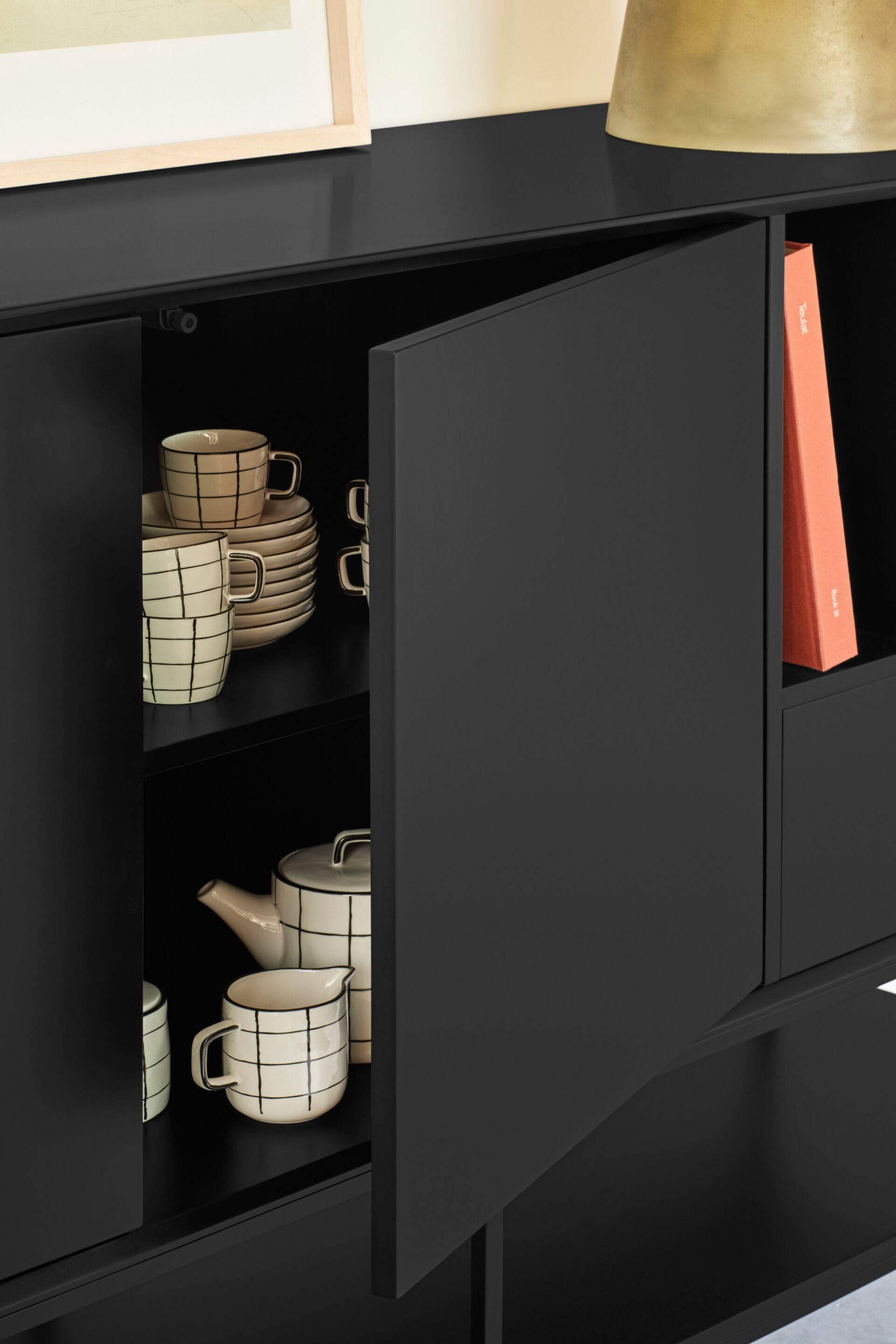 Шкаф из МДФ с распашными дверцами и ящиками TEULAT Platt ARCH-00068943 - Вид №7