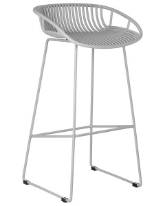 91122372 Барный стул Frank lmzl-pp775a 45.5x87x45.5 см цвет светло-серый STLM-0493094 DOBRIN