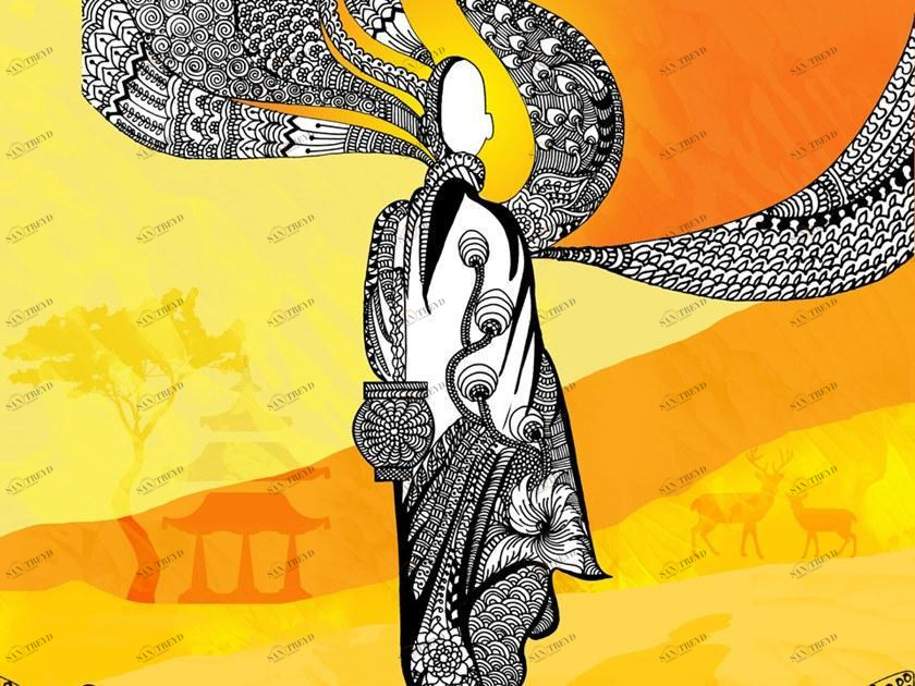 MOMENTI Авторский художественный принт Crazy home paintings Ah-005