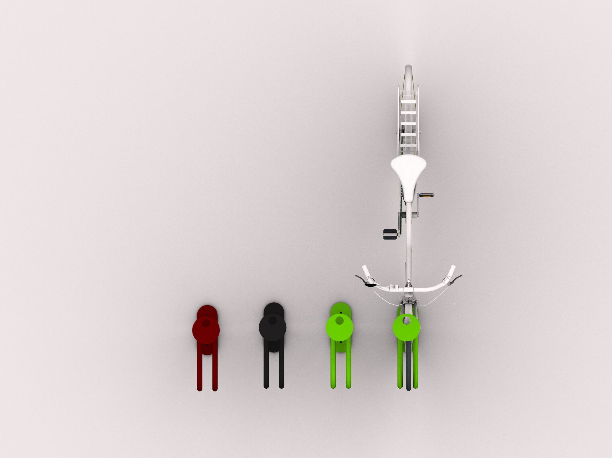 Стальная стойка для велосипедов CITYSì CURVE ARCH-00070536 - Вид №1