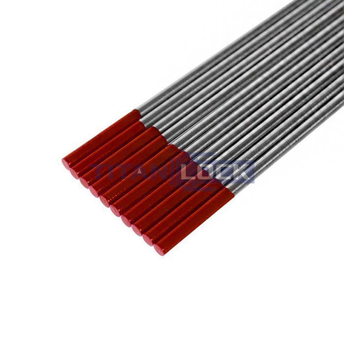 Вольфрамовый электрод WT-20 (красный), диам. 3,0 мм, TLWT2030 TITAN LOCK 