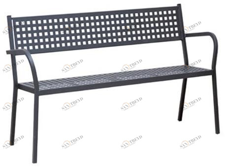 Vermobil Садовая скамейка из металла с подлокотниками Alice Ch3110