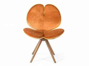 VGnewtrend 4-спицевый стул из ткани Pansè